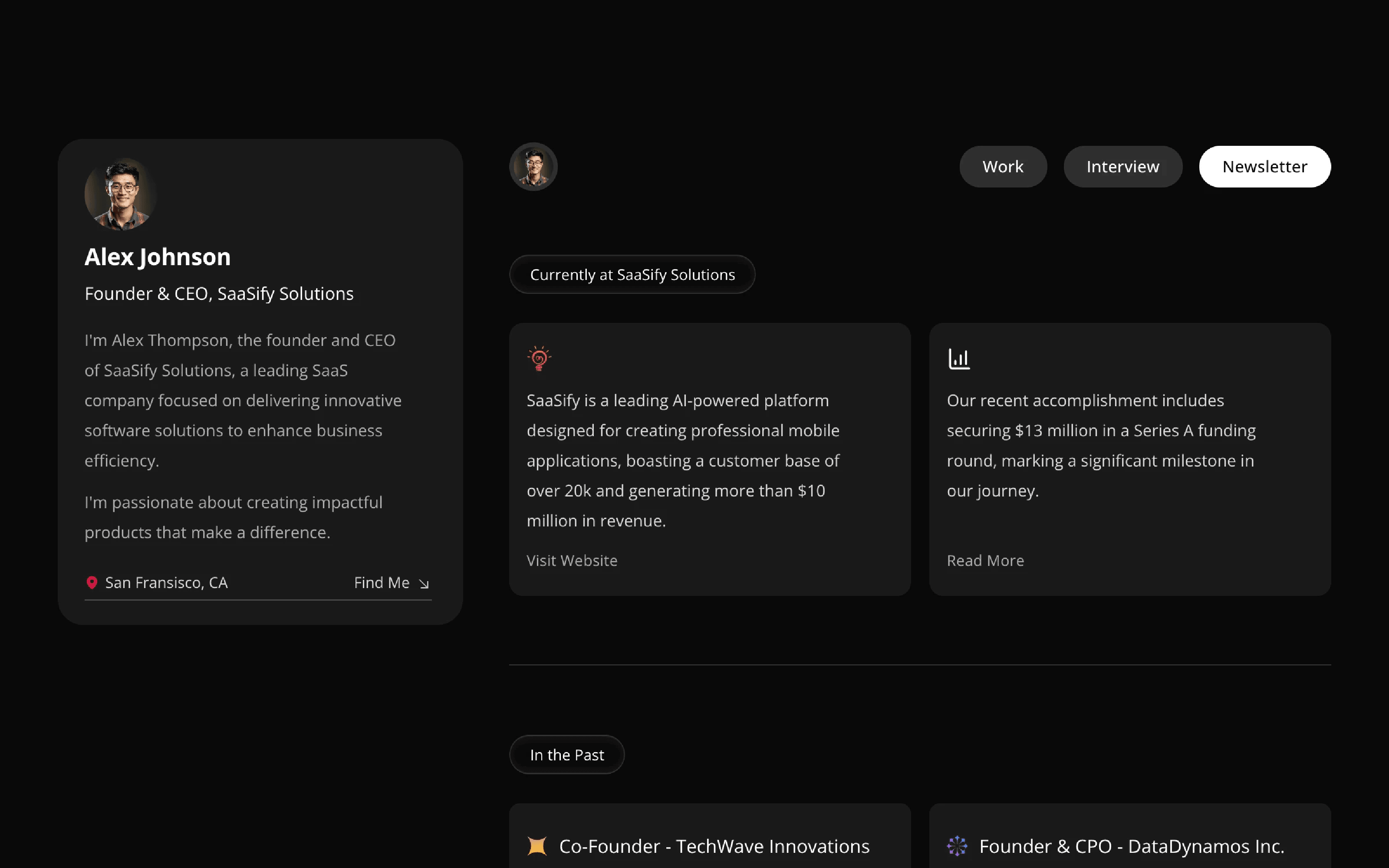 PrimeFolio template